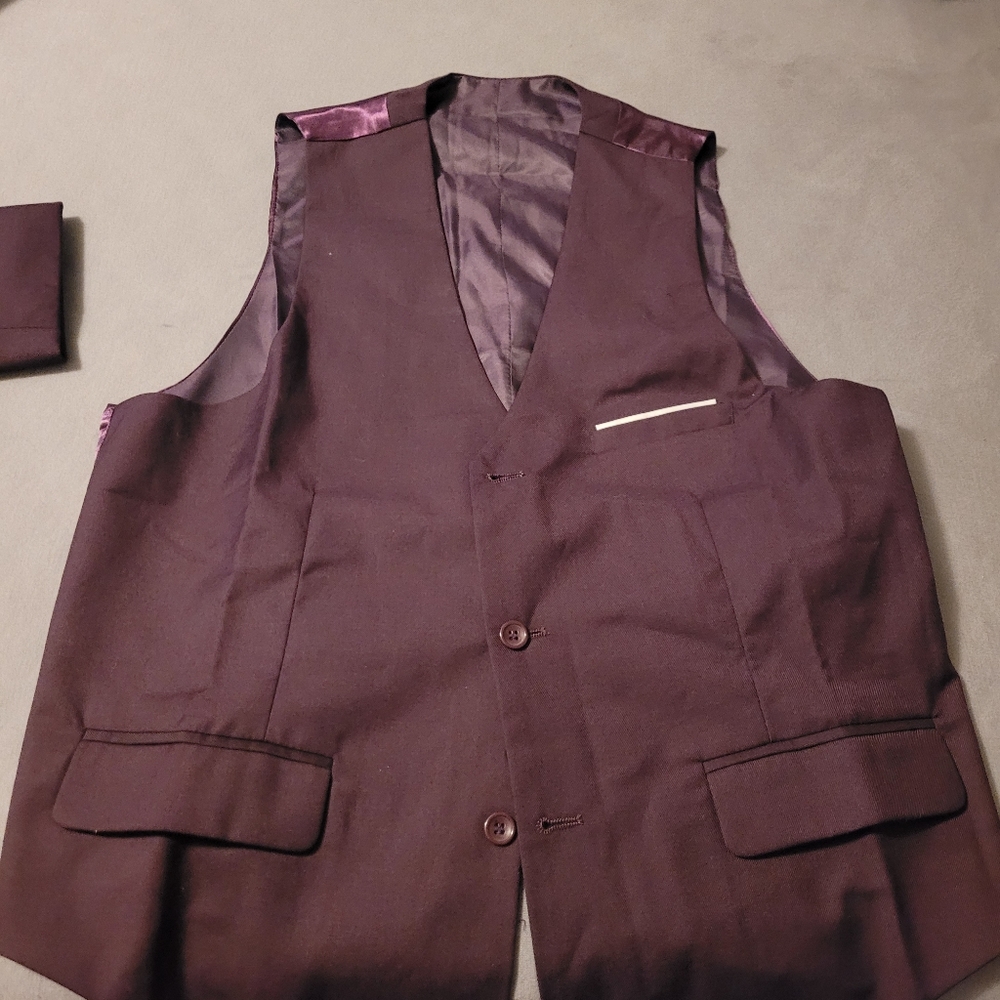 Purple men's suit